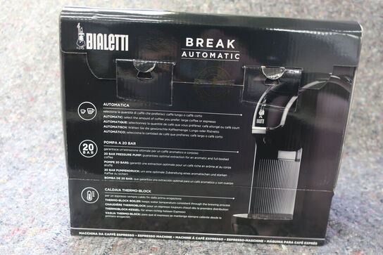 Kapsel espresso kaffemaskine BIALETTI BREAK AUTOMATIC
