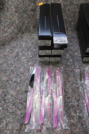 184 stk. bestik BUGATTI GLAMOUR LILLA