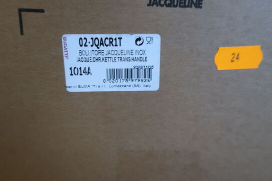 El-keddel BUGATTI JAQUELINE 02-JQACR1T med transparant håndtag