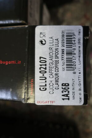 184 stk. bestik BUGATTI GLAMOUR LILLA