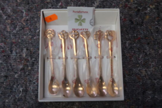 Bestiksæt 6 dele BUGATTI PORTAFORTUNA LUCKY CHARM