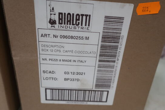 BIALETTI Kapsler, Ginseng, chokolade og 8 stk. kaffedåser