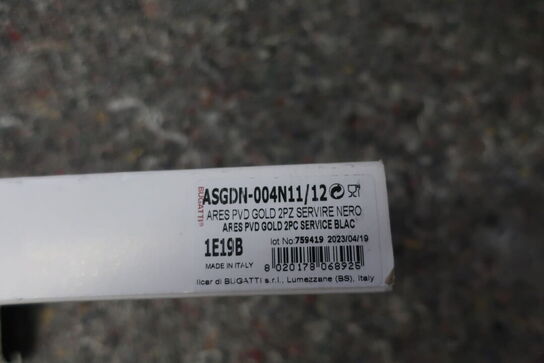 16 stk. bestik BUGATTI ARES GOLD BLACK