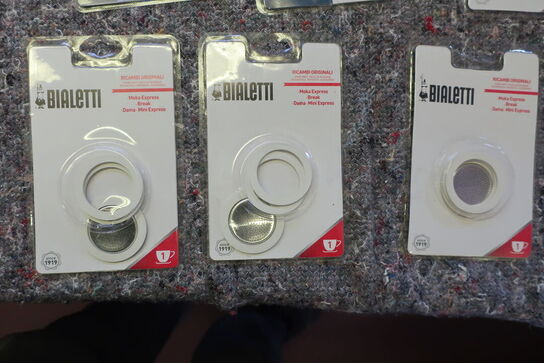 Kasse med pakningssæt, stempelkandefiltre BIALETTI