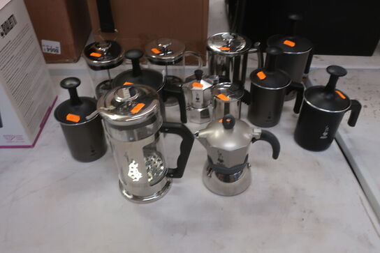 12 stk. artikler til kaffeproduktion BIALETTI 