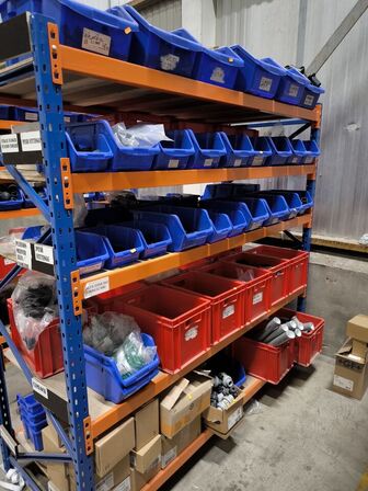 Indhold på Lagerreol