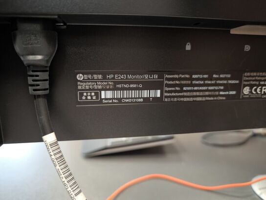 Computerskærm HP 24"