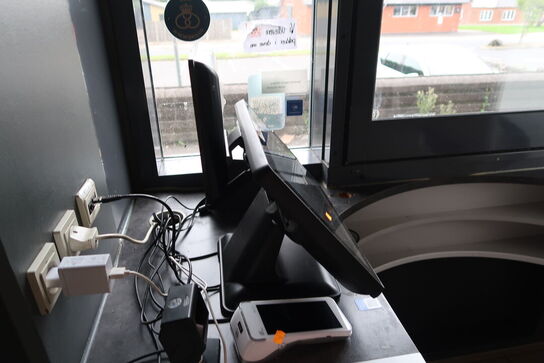 Kasseapparat POINDUS VariPOS 750, dankortterminal, bonprinter m.m.