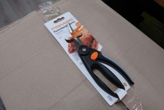 3 stk. Fiskars Fjerkræsaks 25 cm Soft Håndtag