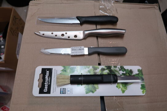4 stk. Køkkenknive 