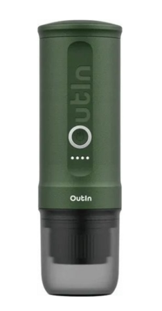 Outin Nano Espresso Maker Bærbar Maskine Skovgrøn