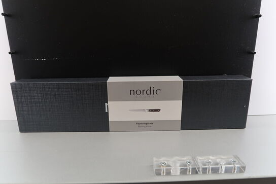 Nordic Chefs - Fileteringskniv, sort - 16 cm