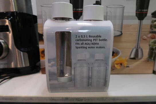 4 pk. AGA PET flaske hvid 0,5 liter 2 stk.