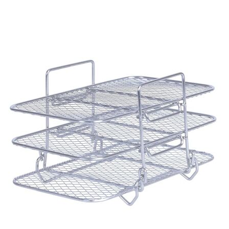 3 pk. Airfryer rack 3-lags rektangulær 19x12,7x11,5 cm