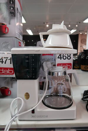 Melitta Excellent 4.0 kaffemaskine hvid 10 kopper