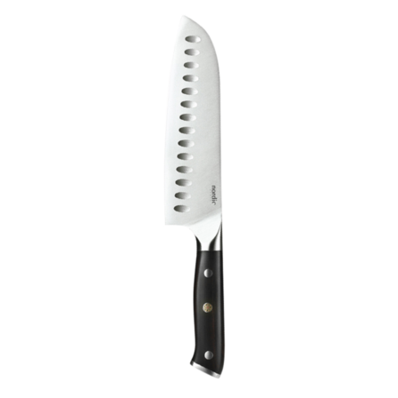 Nordic Chefs – Grøntsagskniv, sort – 18 cm