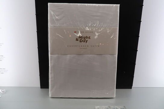 Nordisk Tekstil Night & Day kuvertlagen hvid 180x200 cm