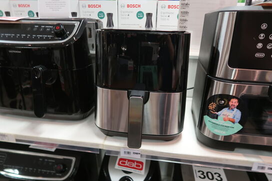 Digital airfryer stål 5 liter 1450 watt