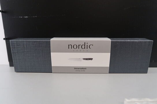 Nordic Chefs - Universalkniv, sort - 14 cm