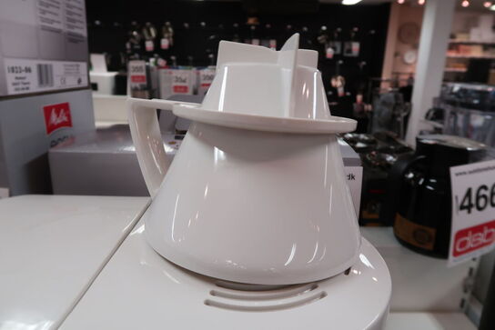 Melitta Excellent 4.0 kaffemaskine hvid 10 kopper
