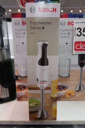 Bosch MSM4W210 Ergomaster stavblender hvid 600 watt