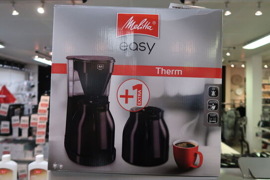 Melitta Easy Therm kaffemaskine sort 2 kander