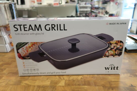 Witt Steam Grill sort med låg