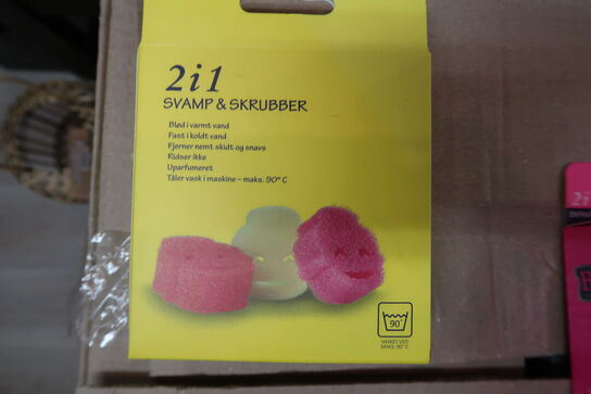 30 pk. Sponge Buddy rengøringssvamp multifarvet 9,5 cm