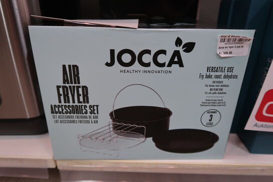 Jocca airfryer tilbehørssæt 3 stk.
