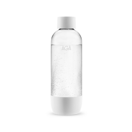 9 stk. AGA PET flaske hvid 1 liter