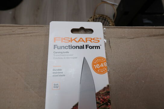 2 stk. Fiskars Functional Form Santoku kniv