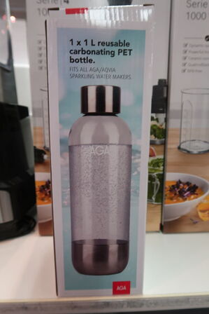 9 stk. AGA PET flaske hvid 1 liter