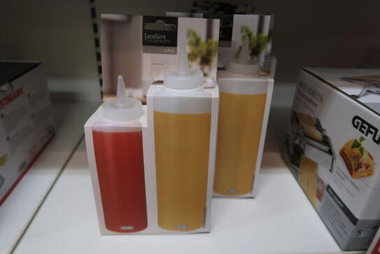 6 pk. dressing flasker sæt med 2stk.