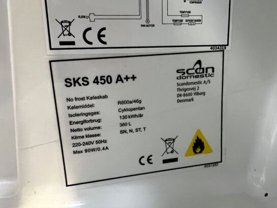 Køleskab SCANDOMESTIC