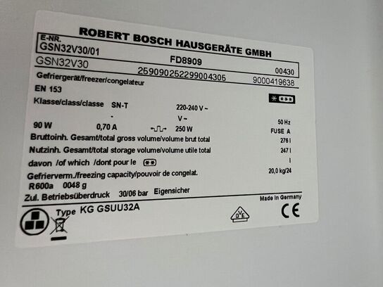 Fryseskab BOSCH