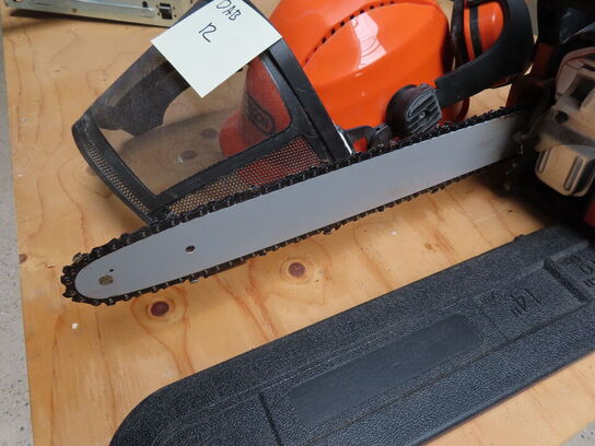 Motorsav og sikkerhedshjelm med visir og øreværn ADANO HN10050