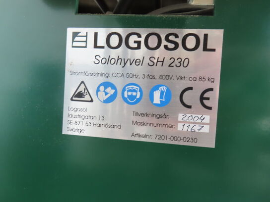 Solohøvl LOGOSOL SH230