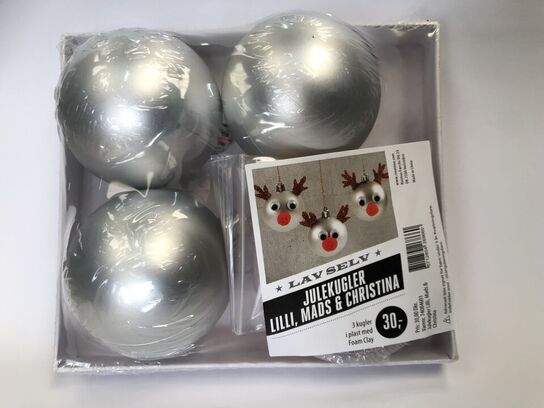 ca. 215 sæt Lav selv julekugler 