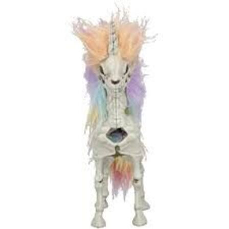 ca. 95 stk Halloween enhjørningskelet 21 cm - multifarvet 