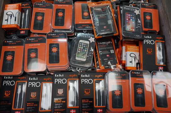 ca. 625 dele udstyr til Iphone & Samsung 