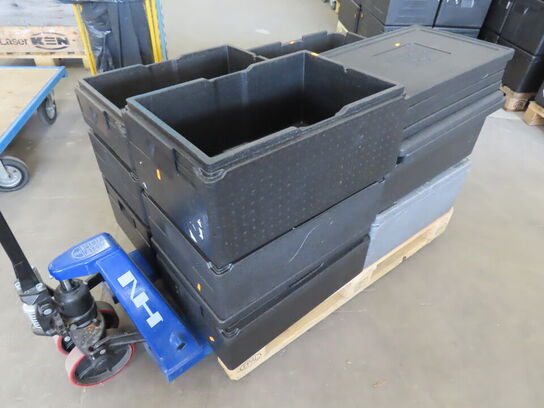 10 stk. Termokasser Assoterede kasser og 7 låg