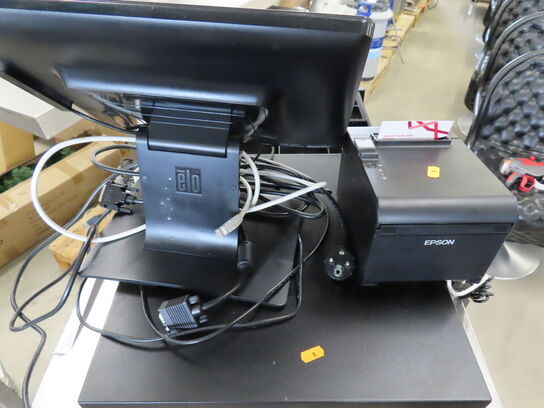 Kasseapperat med pengekasse og bon-printer ELO, EPSON
