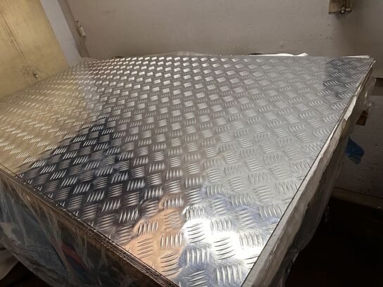 5 stk. Dørkplader i aluminium