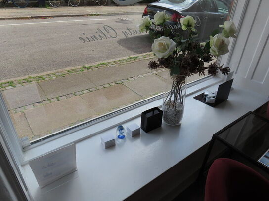 Div. udstillings genstande og glashylder