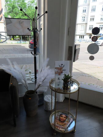 Div. udstillings genstande og glashylder