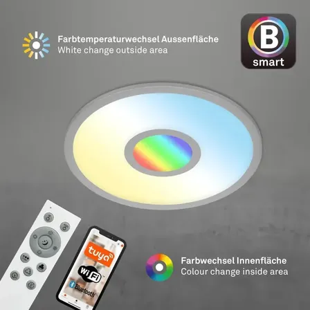 Briloner smart home Loftlampe cct rgb dæmpbar(ubrugt)