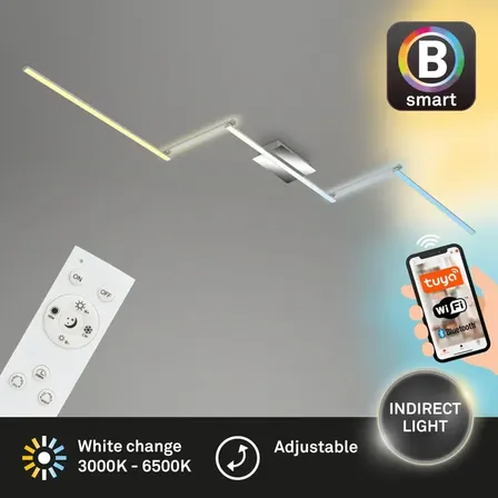 Briloner led smart home dæmpbar loftlampe cct fjernbetjening(ubrugt)