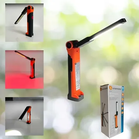 2 stk. arbejdslampe lommelygte usb genopladelig ip44(ubrugt)