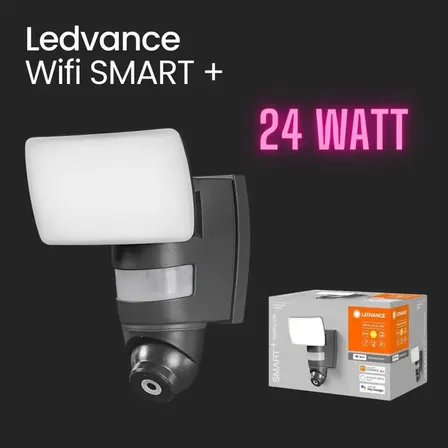 Ledvance endura smart udendørs led væglampe med kamera(ubrugt)