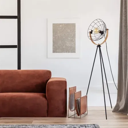 Briloner gulvlampe drejelig træ(ubrugt)